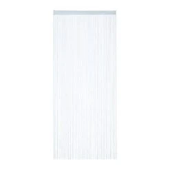 Rideau De Fil 90 X 245 Cm Argent