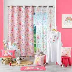 Voilage Tamisant Princesse Licorne -BRILLIANT Soldes Magasin 013d00fb14ec43b28be07fc7438a0b32