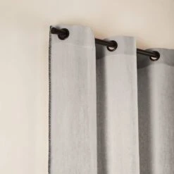 Rideau à Oeillets Noirs NINO 16 Rideau à Oeillets Noirs NINO -BRILLIANT Soldes Magasin 01d06d1914724a20a41faa485a4b7d4b