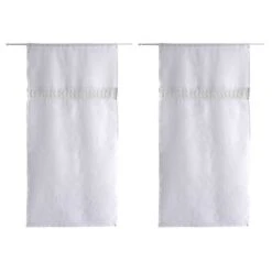 DODO Paire De Vitrages Doits Et Galon Macramé