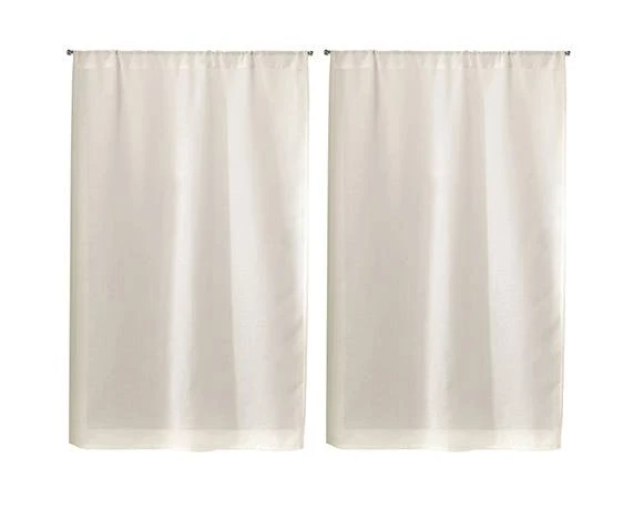 Linder Paire De Vitrages Unis En Etamine 1 Linder Paire De Vitrages Unis En Etamine