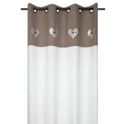Rideau Coton Taupe