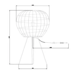 Lampadaire Skod III -BRILLIANT Soldes Magasin 1000153524 200103 12272700125 SKETCH DETAILS P000000001000153524 sketch