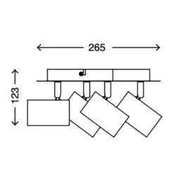 Plafonnier Run -BRILLIANT Soldes Magasin 1000202422 200205 14243000299 SKETCH DETAILS P000000001000202422 sketch