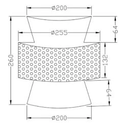 Applique Murale Le Tech II 5 Applique Murale Le Tech II -BRILLIANT Soldes Magasin 1000251379 220715 500 SKETCH DETAILS P000000001000251379 sketch