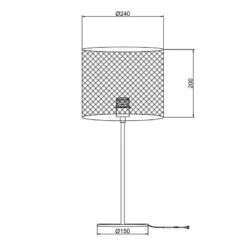 Lampe Le Tech I -BRILLIANT Soldes Magasin 1000251387 220715 500 SKETCH DETAILS P000000001000251387 sketch