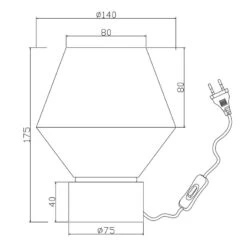 Lampe Tampere -BRILLIANT Soldes Magasin 1000256867 211231 1102000000503 SKETCH DETAILS P000000001000256867 sketch