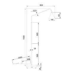 Lampadaire Lyon -BRILLIANT Soldes Magasin 1000338399 220317 500 SKETCH DETAILS P000000001000338399 sketch