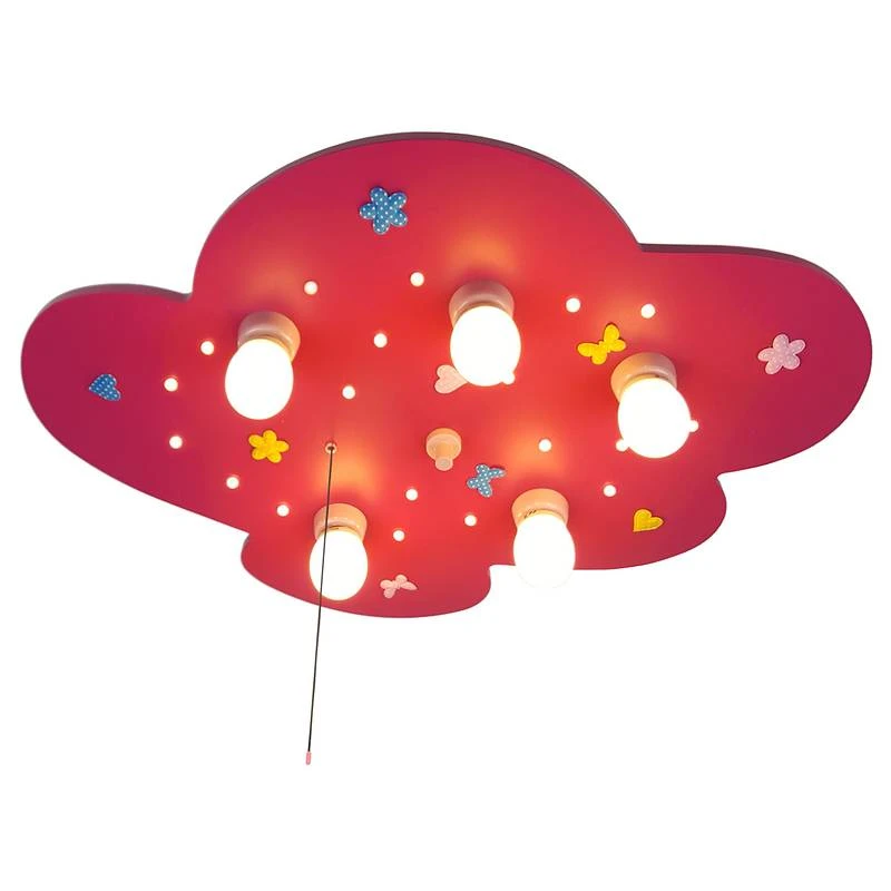 Lampe Enfant Nuage Rouge II 1 Lampe Enfant Nuage Rouge II