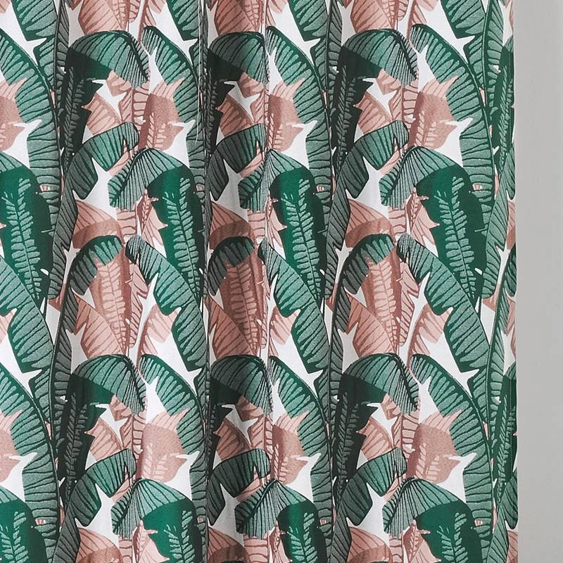 Linder Rideau Polyester Vert Foret Et Rose 2 Linder Rideau Polyester Vert Foret Et Rose – Image 2