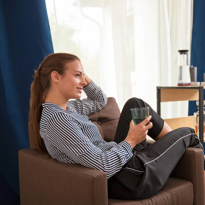 Jeu De 2 Rideaux Bleus 3 Jeu De 2 Rideaux Bleus – Image 3