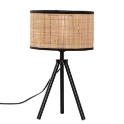 Lampe à Poser Suki En Rotin Naturel