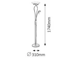 Lampe Sur Pied GAMMA 3 Lampe Sur Pied GAMMA -BRILLIANT Soldes Magasin 29a94a2cf1184d23bbc0d035087c55a9