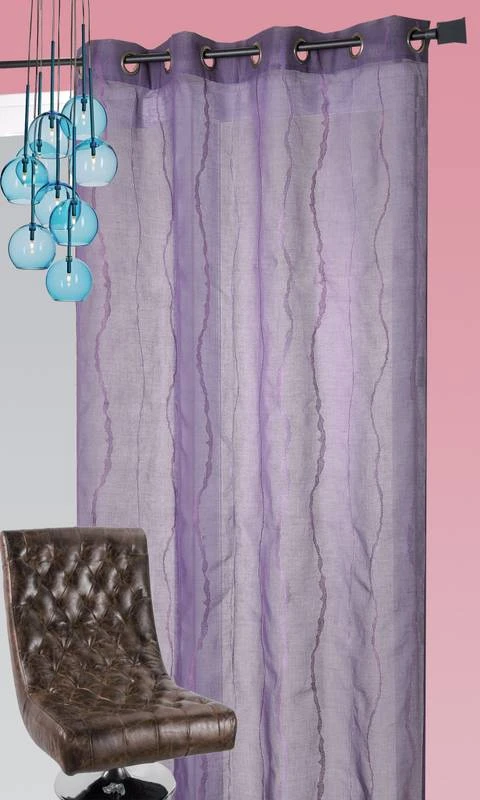 Voilage Polyester Lilas 1 Voilage Polyester Lilas