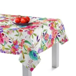 Pink Bloom Nappe 150x150 Cm