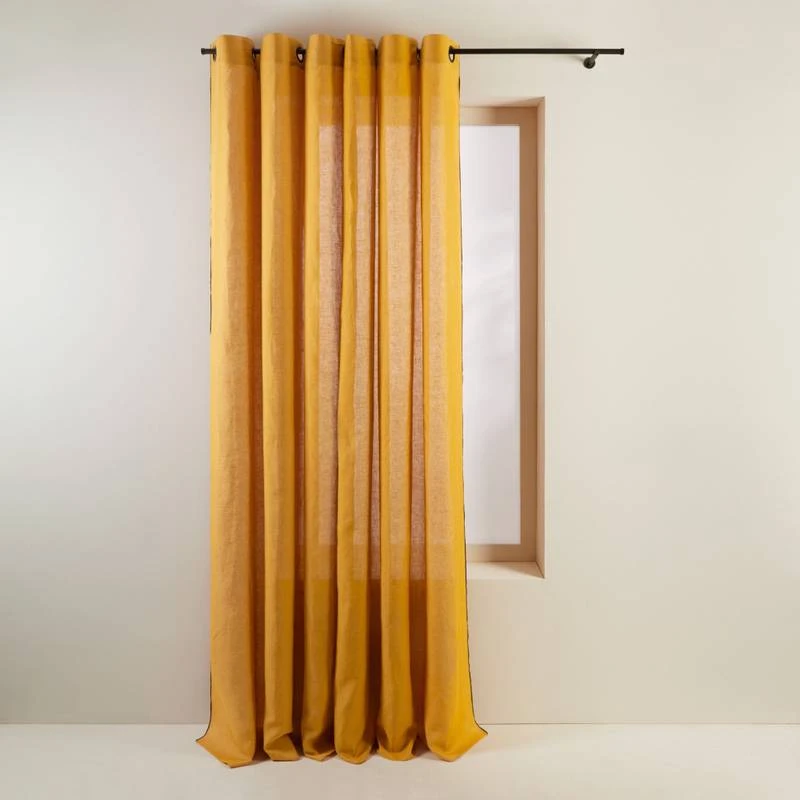 Rideau à Oeillets Noirs CARLINA 19 Rideau à Oeillets Noirs CARLINA – Image 19