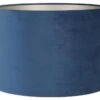 Abat-jour Velours - Bleu