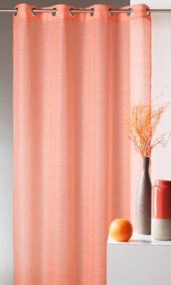 Voilage Polyester Corail