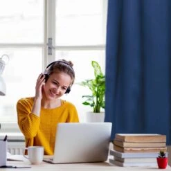 6x Rideaux Bleu Obscurant 175x135 Cm -BRILLIANT Soldes Magasin 459b710535f84d409f0d7764f0f26abb