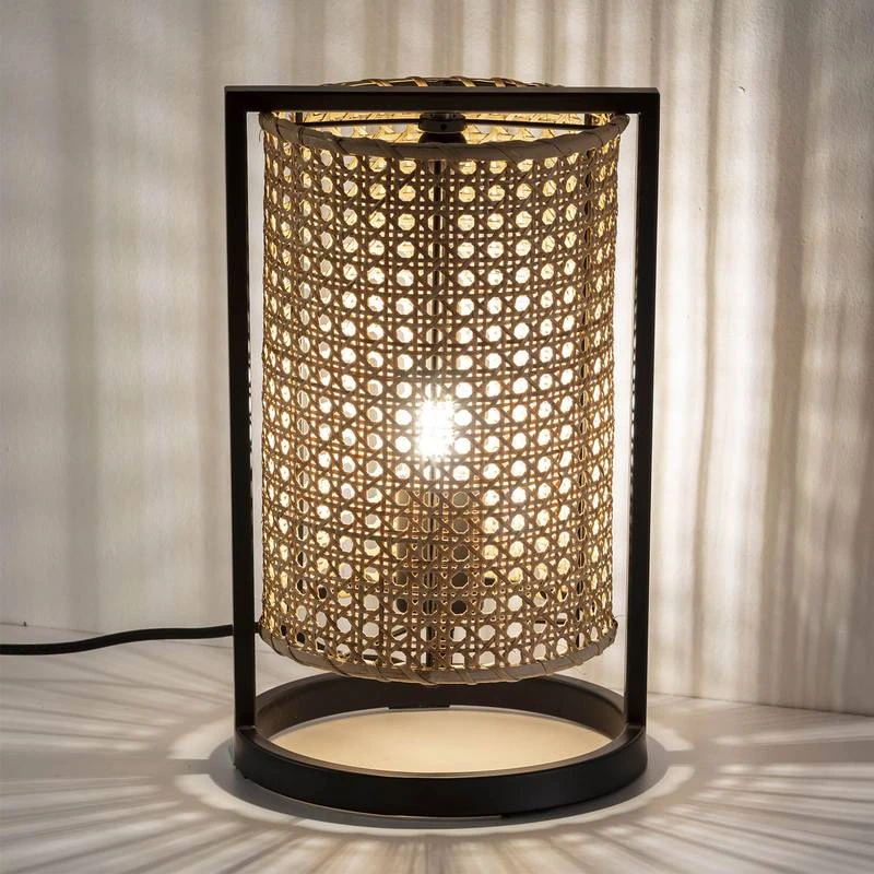 Lampe à Poser Isao En Rotin Naturel 3 Lampe à Poser Isao En Rotin Naturel – Image 3