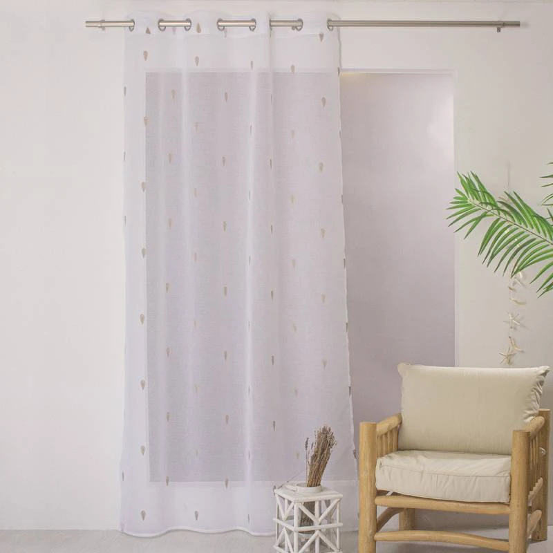 DODO Voilage Sablé Brodé Telline 1 DODO Voilage Sablé Brodé Telline