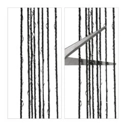 4x Rideau De Fil Noir Brillant -BRILLIANT Soldes Magasin 5de2816013c64a12b56b1a32e8f49994 1