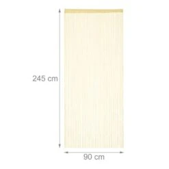 4x Rideau De Fil Beige -BRILLIANT Soldes Magasin 64ab3892cce84986bc05942e58159c6d