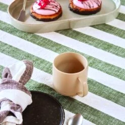 Nappe Rayée Vert -BRILLIANT Soldes Magasin 66e13bdf3b714a118609dd503e0c71da