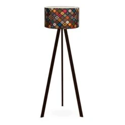 Lampadaire Newport Noir / Multicolore