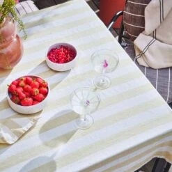 Nappe Rayée Vert -BRILLIANT Soldes Magasin 6e69c5be9be84ca0bfec6a00b257b593