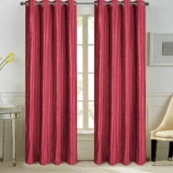 Rideau Velours Bordeaux