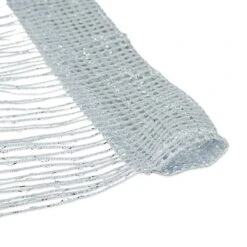 Rideaux à Franges à Paillettes Argenté -BRILLIANT Soldes Magasin 7e99cc97c2a6429eabb7f4ab77ca340b