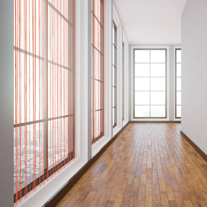 Rideau De Fil Rouge 2 Rideau De Fil Rouge – Image 2