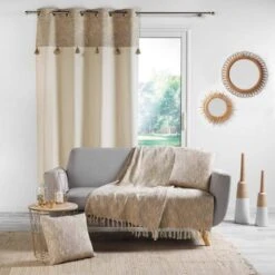 Rideau Coton Naturel 5 Rideau Coton Naturel -BRILLIANT Soldes Magasin 81828f358dde4c43a53035c7a70ac770