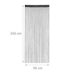 Rideau Fils Brillant Noir -BRILLIANT Soldes Magasin 89b7ac33af0449a5aaa81a067fb6d03c