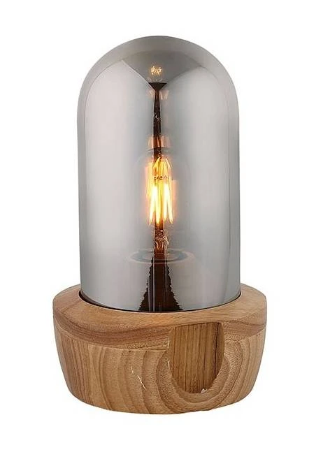 Lampe à Poser En Verre Socle Bois - GIRO 4 Lampe à Poser En Verre Socle Bois - GIRO – Image 4