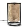 Lampe à Poser Isao En Rotin Naturel