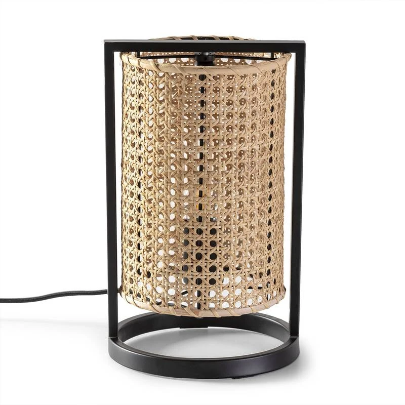 Lampe à Poser Isao En Rotin Naturel 1 Lampe à Poser Isao En Rotin Naturel
