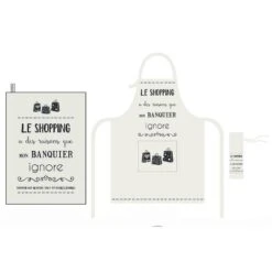 Set Avec Tablier, Manique Et Torchon -BRILLIANT Soldes Magasin 94c67a8ce6164a31a8e91d39cf6a50c1