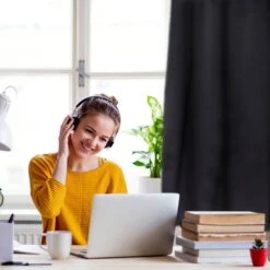 6x Rideaux Noirs Obscurant 245x135 Cm -BRILLIANT Soldes Magasin 9bbbd03eb66349fba5d8c8d1371dcbe8