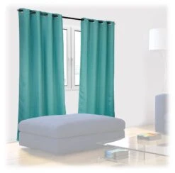 Jeu De 2 Rideaux Avec Motifs