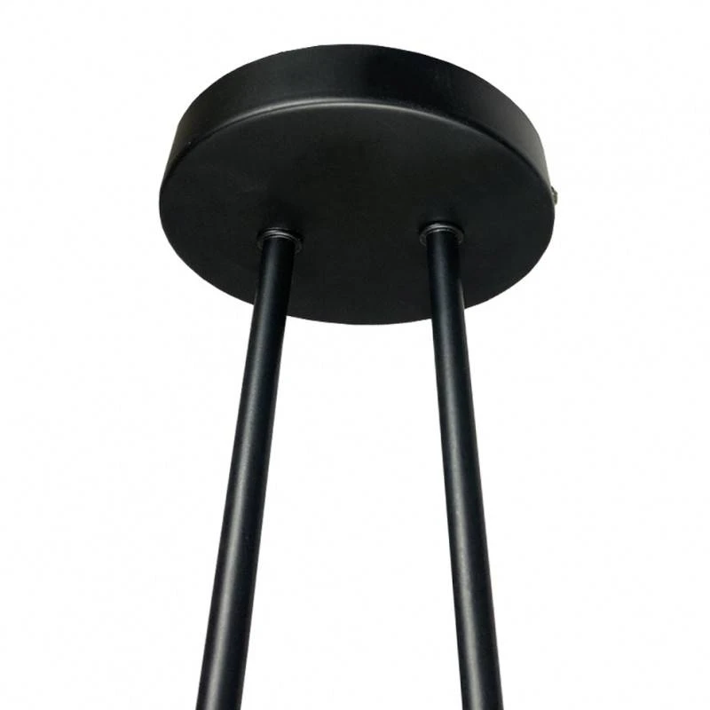 Suspension Asymétrique Métal Noir Doré 5 Suspension Asymétrique Métal Noir Doré – Image 5