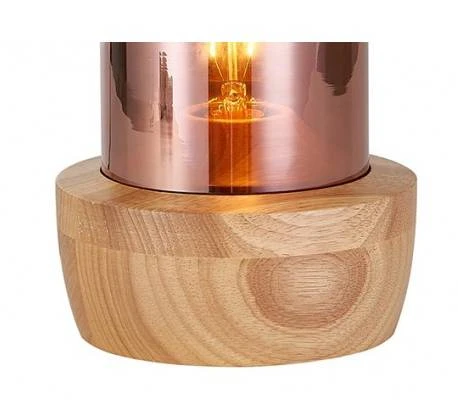 Lampe à Poser En Verre Socle Bois - GIRO 3 Lampe à Poser En Verre Socle Bois - GIRO – Image 3