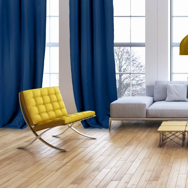 Jeu De 2 Rideaux Bleus 2 Jeu De 2 Rideaux Bleus – Image 2