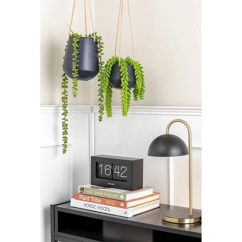 Leitmotiv Lampe à Poser Champignon En Métal Noir 2 Leitmotiv Lampe à Poser Champignon En Métal Noir – Image 2