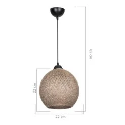 Suspension Lisburn Noir / Naturel -BRILLIANT Soldes Magasin cc7b810f0e574da28eada0966e24e3e6