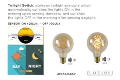 G95 TWILIGHT SENSOR - Ampoule Filament -BRILLIANT Soldes Magasin d9ae9ee193d741e19d307f701e7d449e