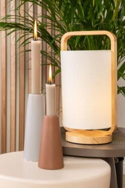 Leitmotiv Lampe De Table Snap Wood -BRILLIANT Soldes Magasin da16e0e859d344d5ace63f6ab865e54d