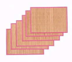 Set De Table LOT 6 SETS DE TABLE BAMBOU