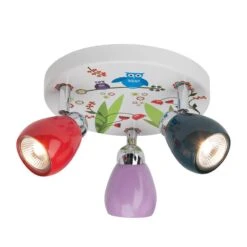 BRILLIANT Plafonnier Birds 5 BRILLIANT Plafonnier Birds -BRILLIANT Soldes Magasin deckenleuchte birds metall multicolor 3 flammig 1401190